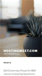 Mobile Screenshot of hostingmeet.com