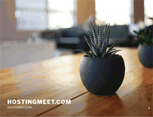 Tablet Screenshot of hostingmeet.com